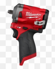 M12 Fuel Stubby 38 Impact Wrench Milwaukee Tool - Milwaukee M12 Fid 0 Png,Wrench Transparent Background