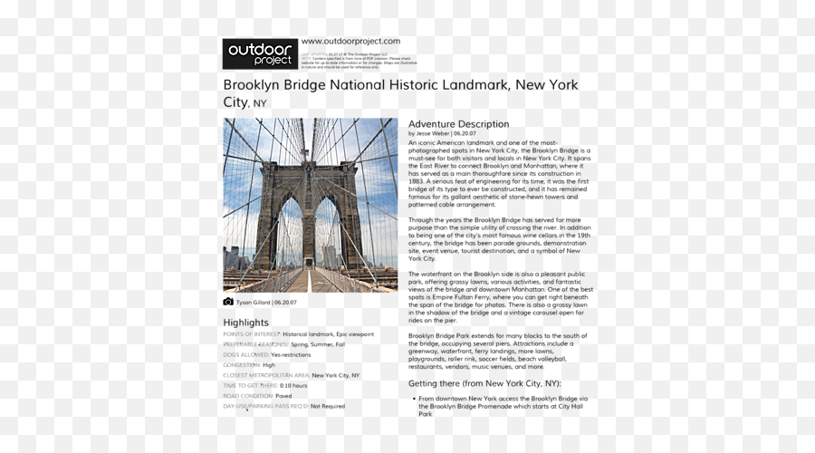 Brooklyn Bridge National Historic - Brooklyn Bridge Png,Brooklyn Bridge Png