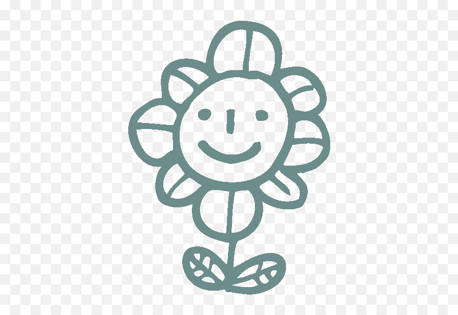 Flower Icon Paw - Destrian Pawdestrian Smile Flower Png Icon,Blue Flower Icon