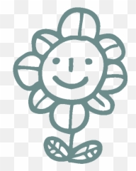 Flower Icon Paw - Destrian Pawdestrian Smile Flower Png Icon,Blue Flower Icon