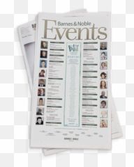 Download Hd Barnes And Noble Newspaper - Flyer png