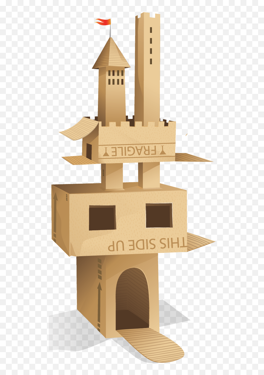 Create With Cardboard The Tech Interactive - Cardboard Castle Cartoon Png,No Cardboard Icon Youtube