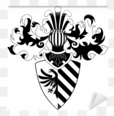 Wall Mural Knight Helmet And Shield - PIXERSHK Shield png