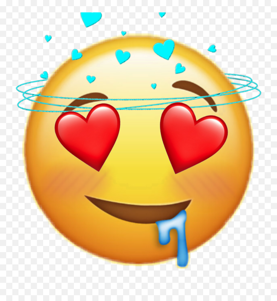 Freetoedit Emoji Love 323309668359211 By Galaxyspiritwolf - Iphone Drooling Emoji Png,Drooling Icon