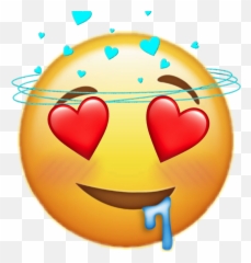 Freetoedit Emoji Love 323309668359211 By Galaxyspiritwolf - Iphone Drooling Emoji Png