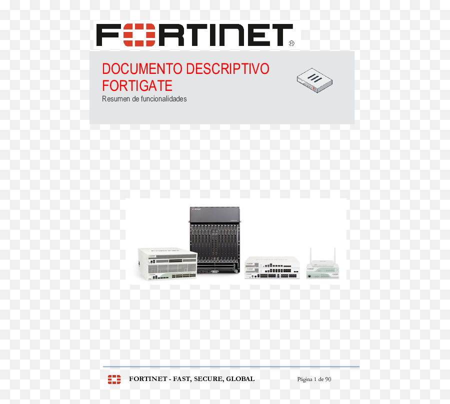 Doc Fortinet Documentodescriptivo Fortigate Francisco - Fortinet Png,Fortigate Icon Ppt