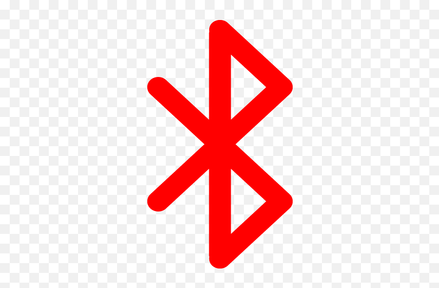 Red Bluetooth 2 Icon - Free Red Bluetooth Icons Icon Bluetooth Png,Blue Tooth Icon