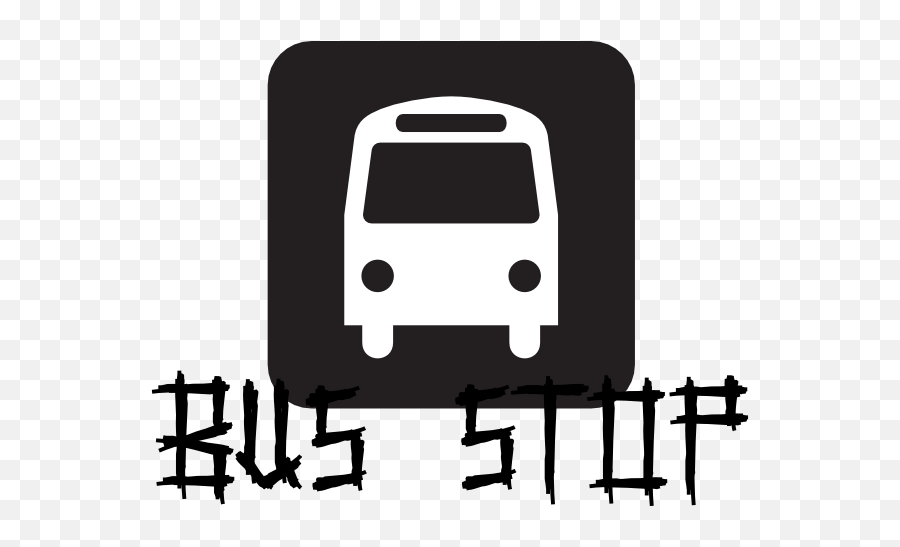 Bus Stop Clip Art - Vector Clip Art Online Bus Stop Sign Png,Google Bus Icon