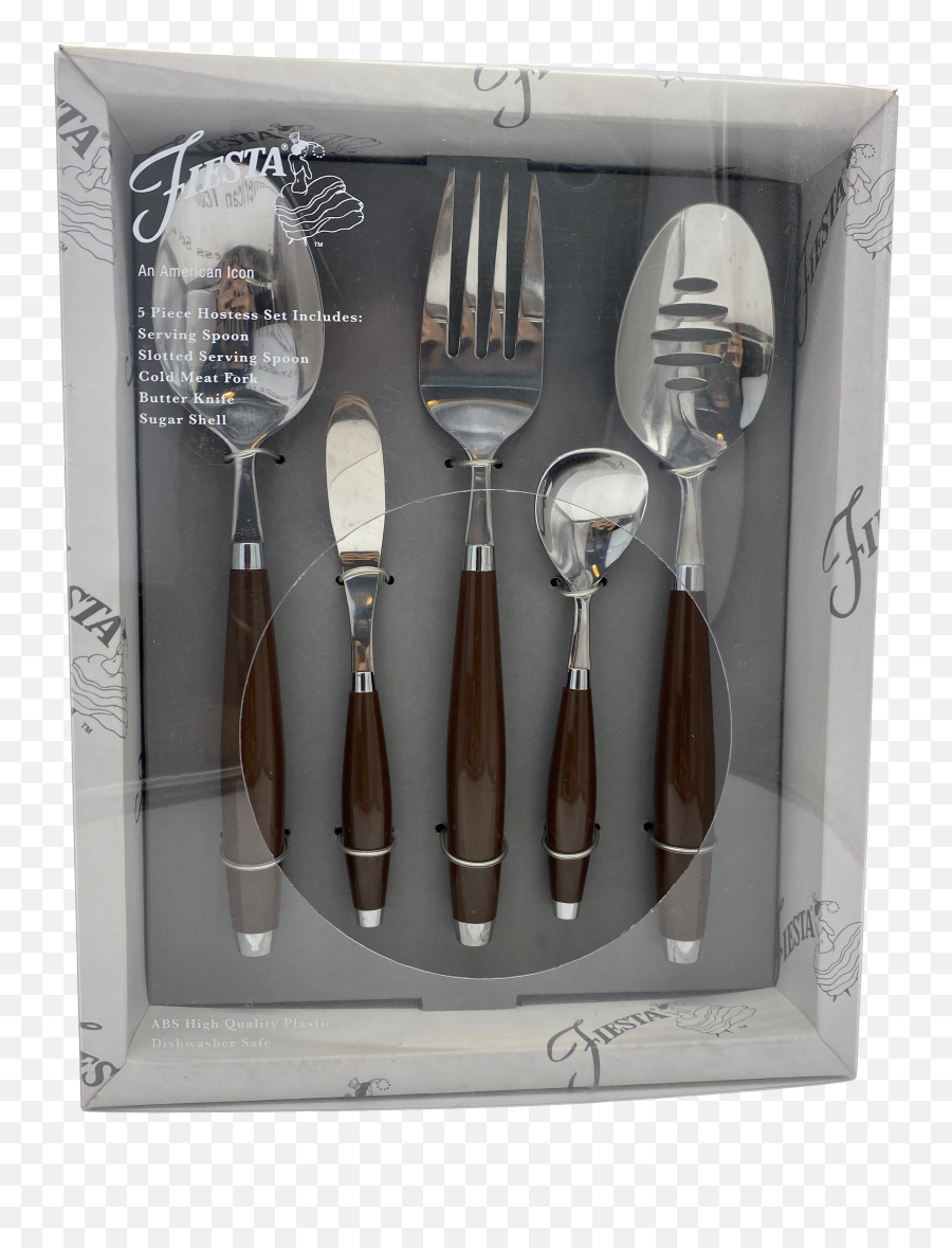 1970s Fiesta Hostess Serving Utensil Set - 5 Pieces Fork Png,Place Setting Icon