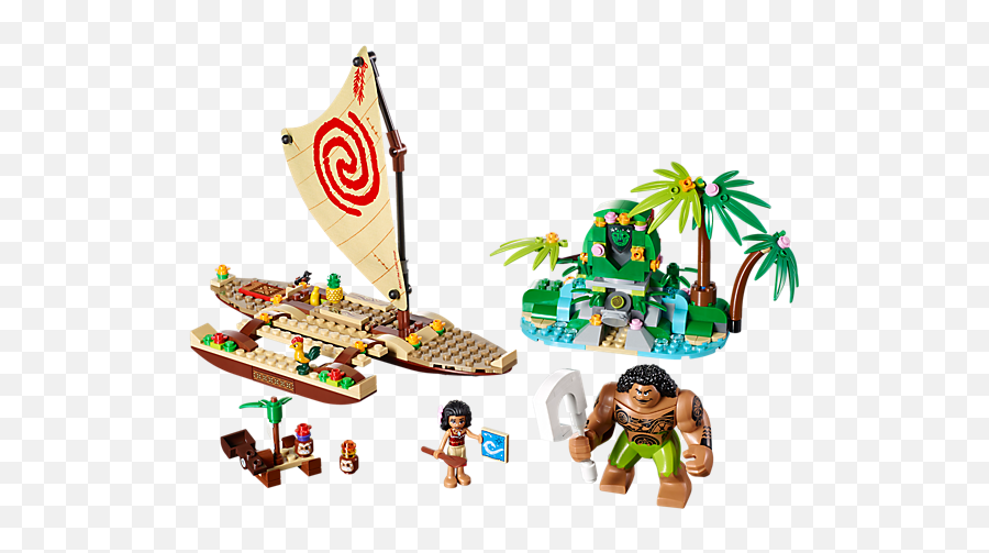 Lego Moanau0027s Ocean Voyage 41150 - Moana Lego Sets Png,Maui Moana Png