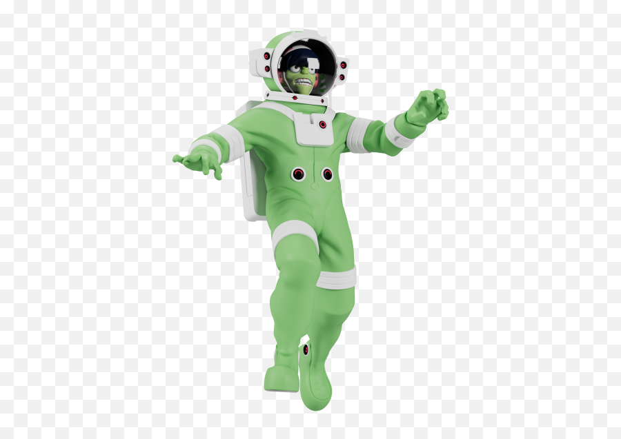 Gorillaz X Superplastic Astronaut Murdoc - Superplastic Gorillaz Png,Advertising Icon Costumes