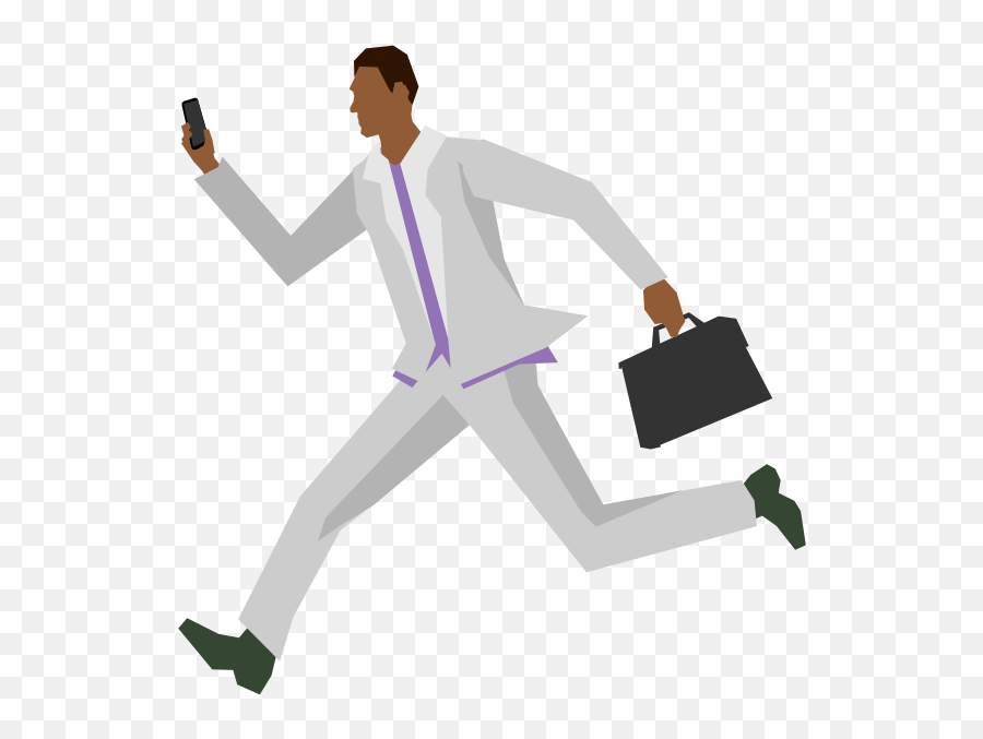Download Free Png African Man Running - 456337 Png Images Man Running With Briefcase,Man Running Png