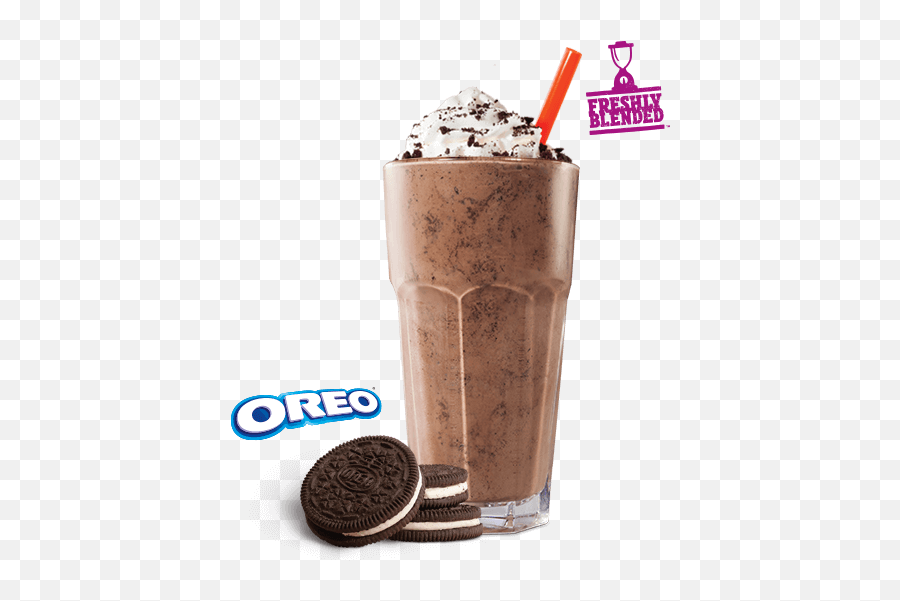 Oreo Chocolate Shake Burger King - Burger King Chocolate Oreo Milkshake Png,Oreo Transparent