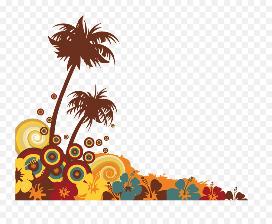 Index Of Canvasimg - Tropical Abstract Background Png,Palmeras Png