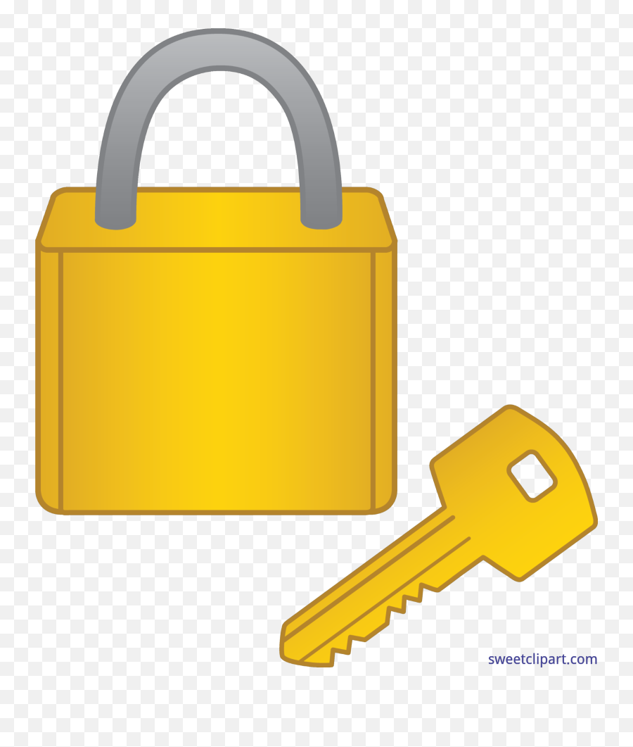 Lock And Key Clip Art - Sweet Clip Art Lock And Key Clip Art Png,Key Clipart Png