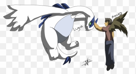 Rasru0027s Edge Mercury Flx And Lugia Pokécharms - Cartoon Png,Lugia Png