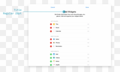 The Ios Font Size Guidelines - Ui png