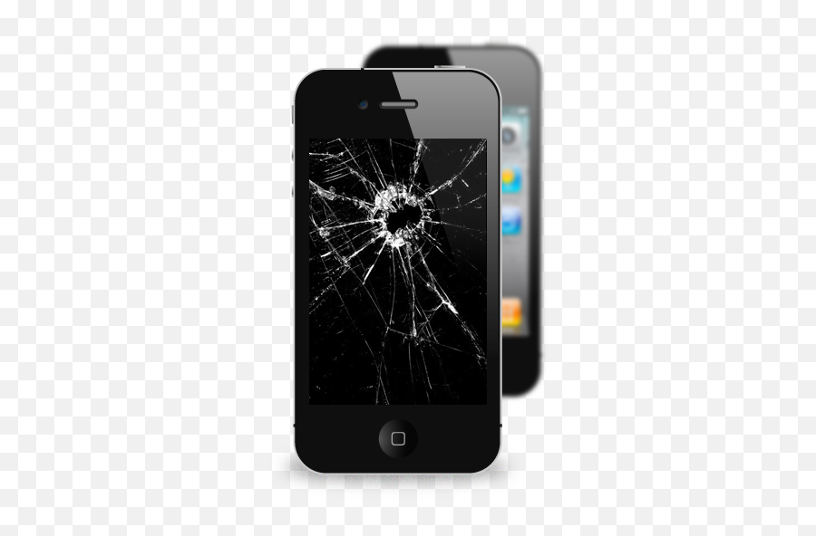Broken Iphone Screen Repairs - Cracked Screen Prank Png,Broken Iphone Png