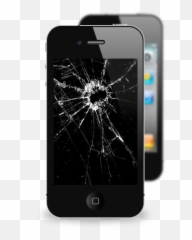 Broken Iphone Screen Repairs - Cracked Prank png