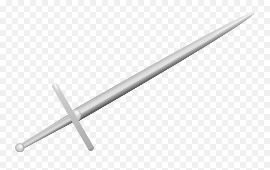 Knightly Sword Free Content Clip Art - Gray Sword Png Sword Clip Art,Sword Clipart Transparent Background
