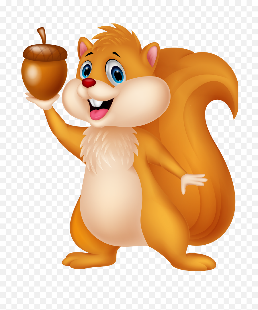 Squirrel Clipart 8 - Clipartingcom Cartoon Clip Art Png,Squirrel Transparent Background