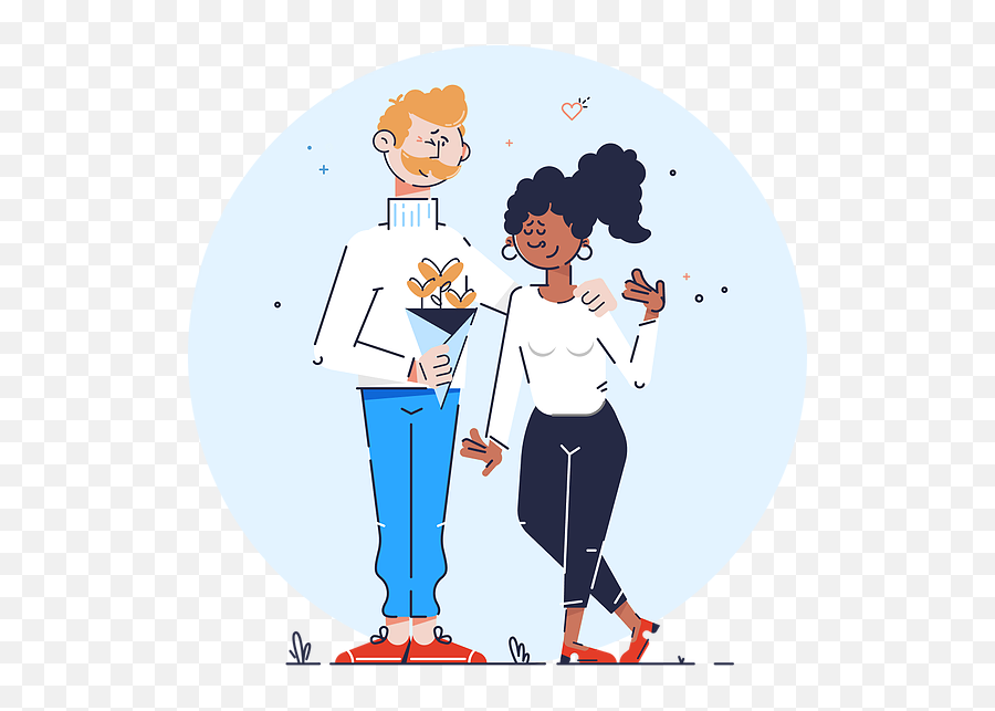 Height - Cartoon Png,Happy Couple Png