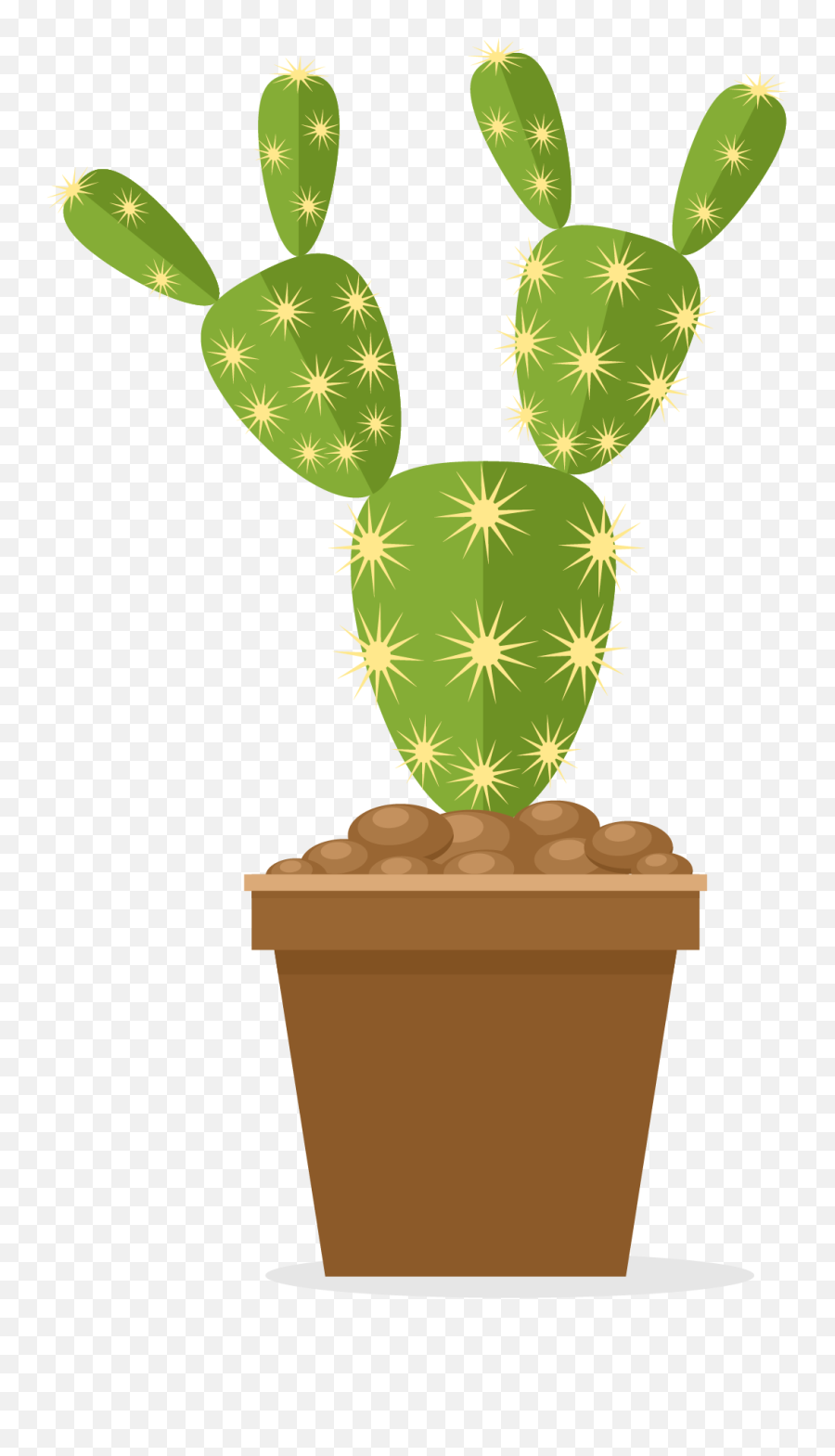 Prickly Pear Cactaceae Flowerpot Nopal - Nopal Animado Png,Nopal Png