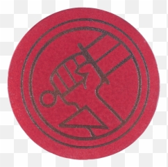Hellboy Brpd Inspired Coaster - Circle png
