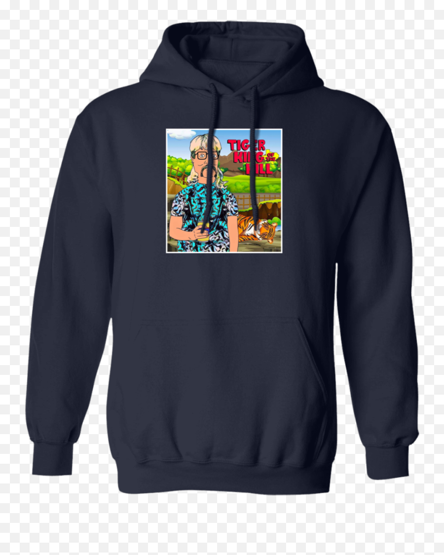 Hank Hill Joe Exotic Tiger King Of The Shirt - Beer Never Broke My Heart Hoodie Png,Hank Hill Png