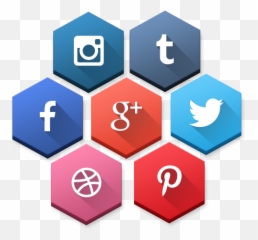 40 Free Hexagonal Social Media Icons - Png File