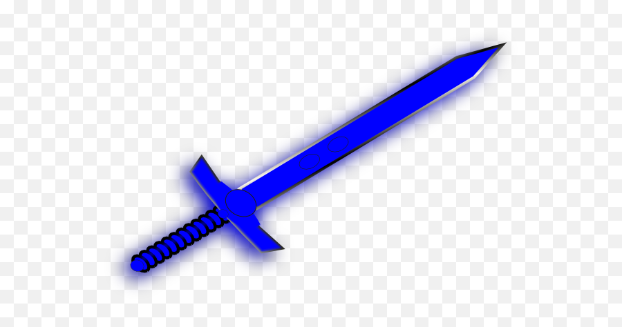 Blue Glow Sword Png Svg Clip Art For Web - Download Clip Sword,Sword Png Transparent