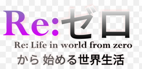 Re Zero Sticker Png Logo