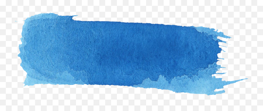 16 Blue Watercolor Brush Stroke Banner - Paint Brush Png Brush,Blue Rectangle Png