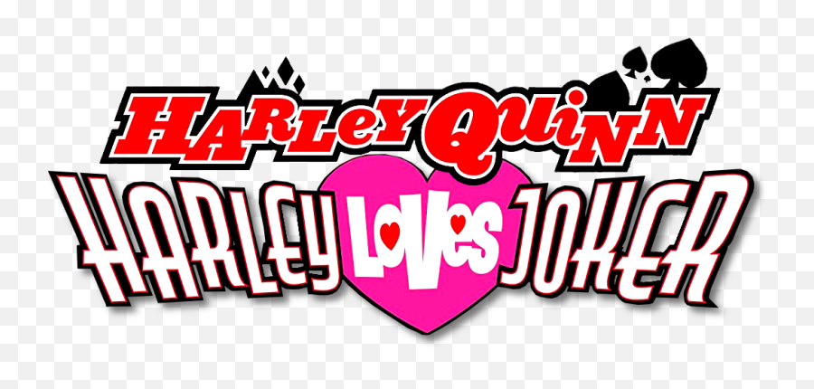 Harley Quinn Loves Joker Logo - Transparent Harley Quinn Logo Png,Joker Logo Png