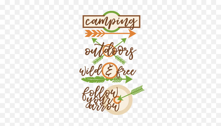 Camping Word Art Svg Scrapbook Cut File Cute Clipart Files - Camping Word Art Png,Camping Png