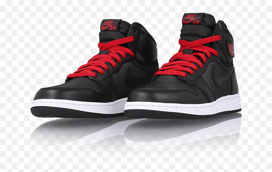 Air Jordan 1 Retro High Black Satin Bg - Basketball Shoe Png,Air Jordan Logo Png