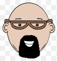 Man Clipart Father Face - Cartoon 671x720 Png Goatee