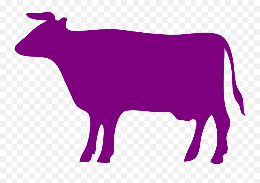 Purple Cow Svg Vector Clip Art - Svg Clipart Free Purple Cow Clipart Png,Cow Clipart Png