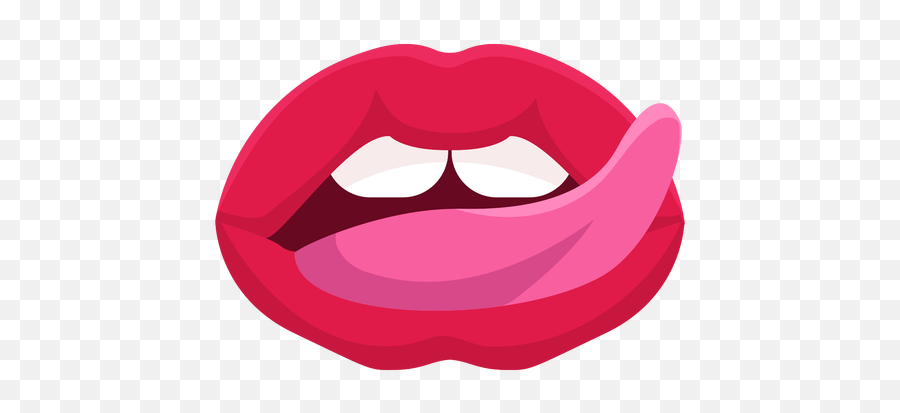 Icono De La Boca Lamiendo Labios - Lip Gloss Png,Labios Png