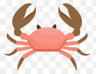 Crab Png Transparent Free Images - Top Down Crab,Crab Png