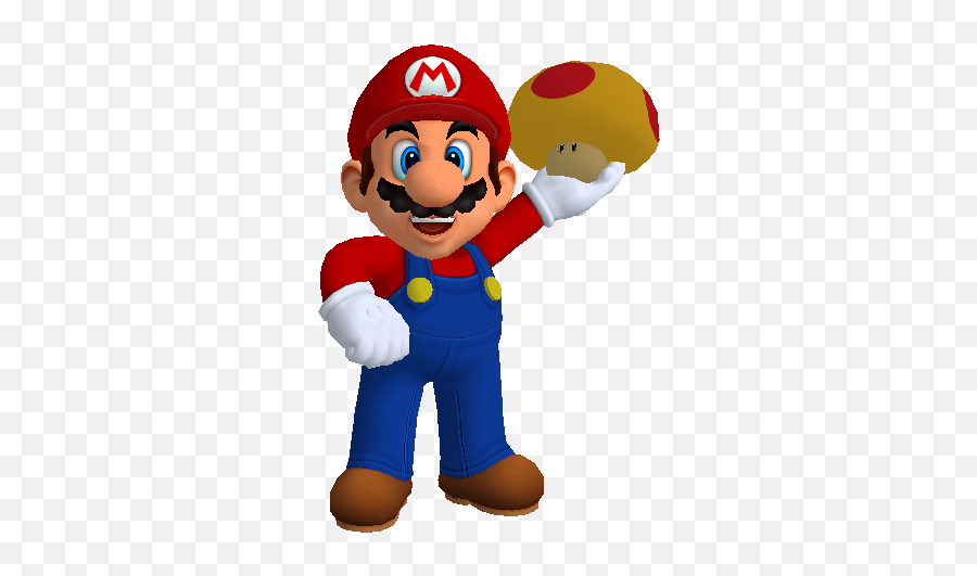Mario Holding Mega Mushroom By Nintega - Dario Mario Mega Mansion Gamecube Mario Png,Mario Mushroom Png