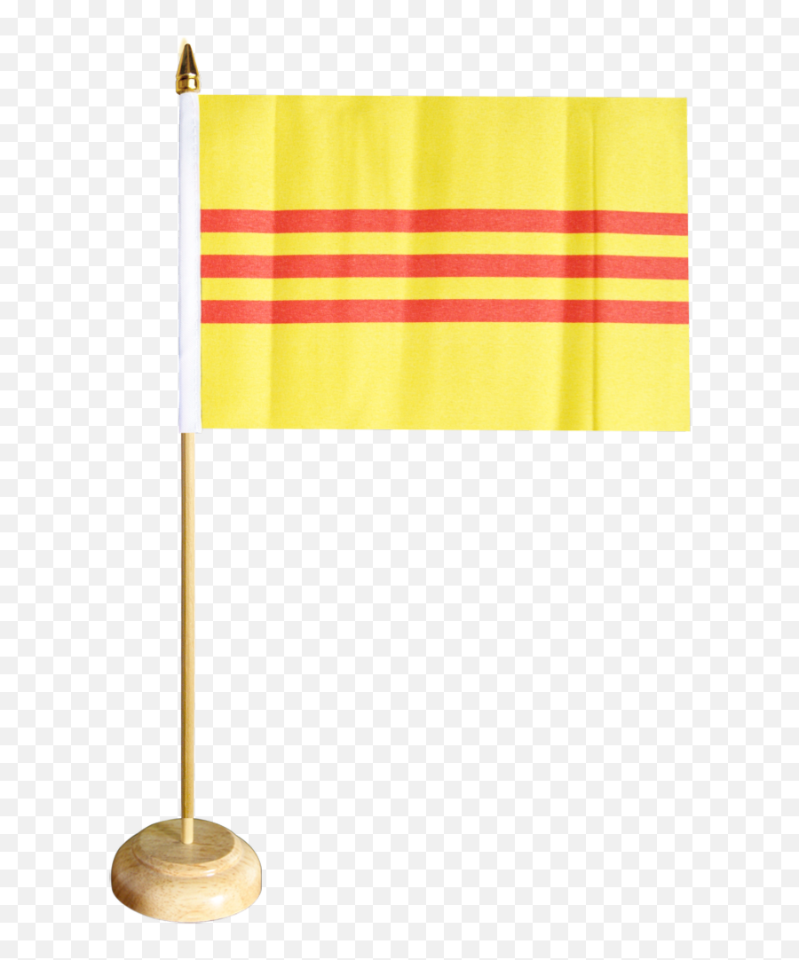 Download Hd Vietnam Old Table Flag Transparent Png Image - Portable Network Graphics,Vietnam Flag Png