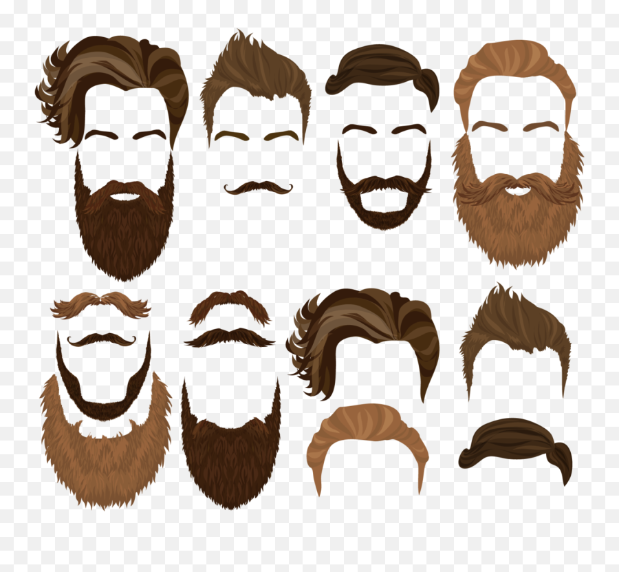 Menu0027s Hair And Beards U2013 Tagged Eliteu2013 Yo Props Digital - Taille De Cheveux Homme Dessin Png,Mustach Png