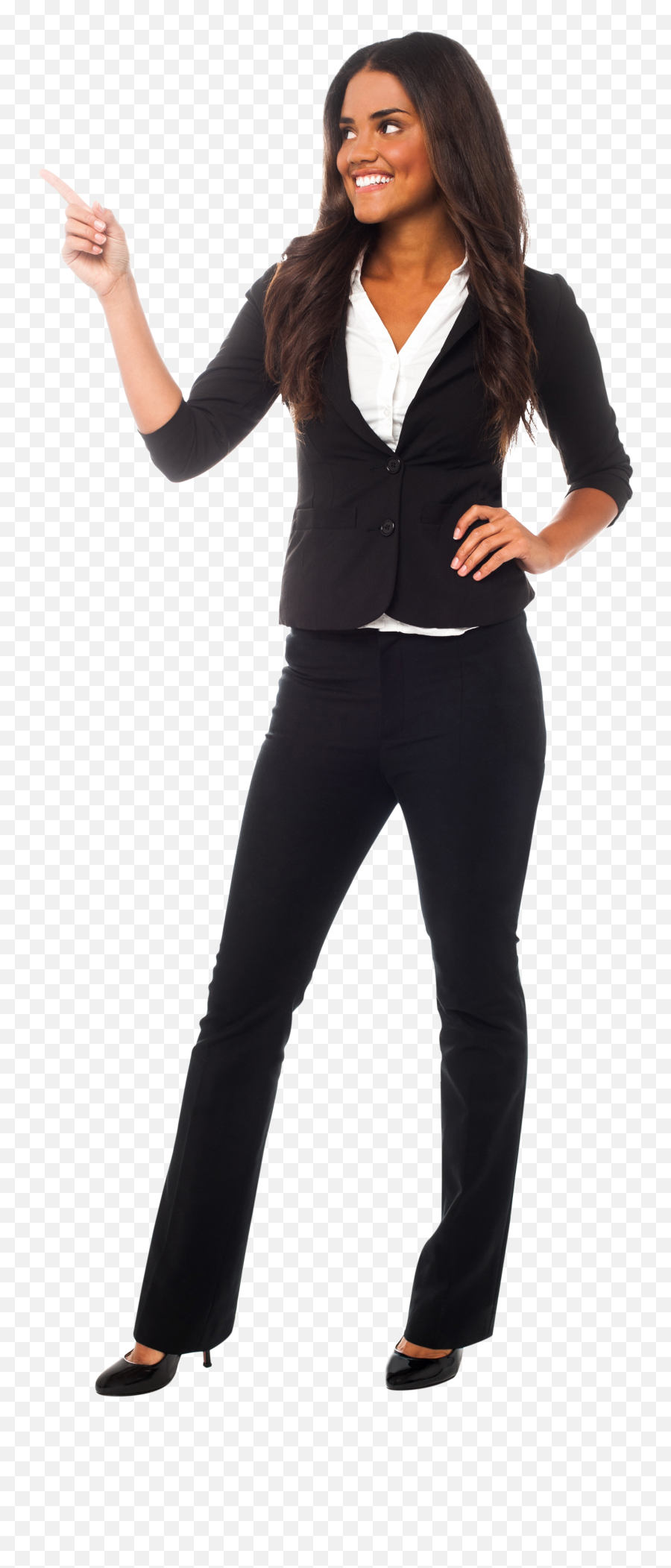 Download Women Pointing Left Png Image - People Pointing Left Png,Person Looking Png
