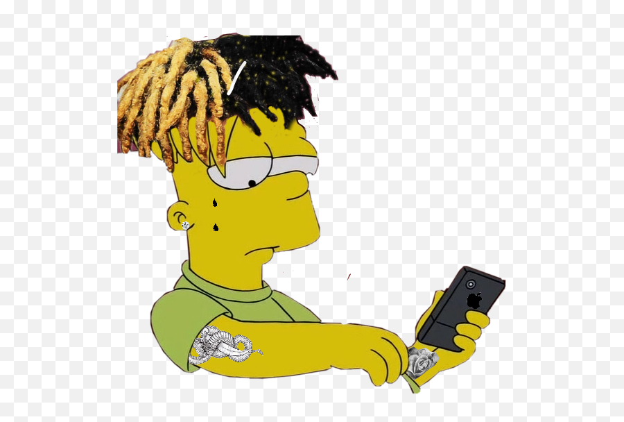 Xxxtentacion Tattoos Bartsimpson - Bart Simpson Xxxtentacion Png,Xxxtentacion Png