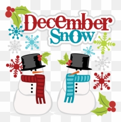October Clipart December Transparent Free - December Clipart Svg Png,December Png