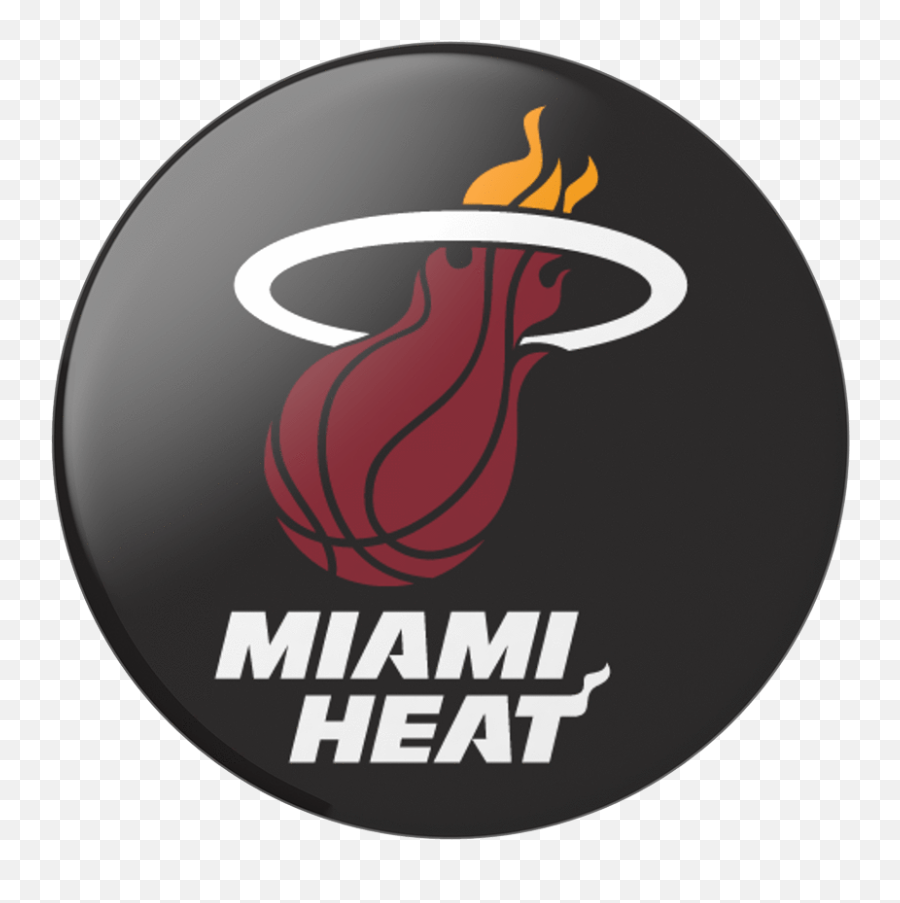 Miami Heat Logo Popsockets Popgrip - Miami Heat Png,Heat Logo Png
