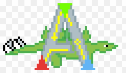 Ark Logo With Stegosaurus Background Png