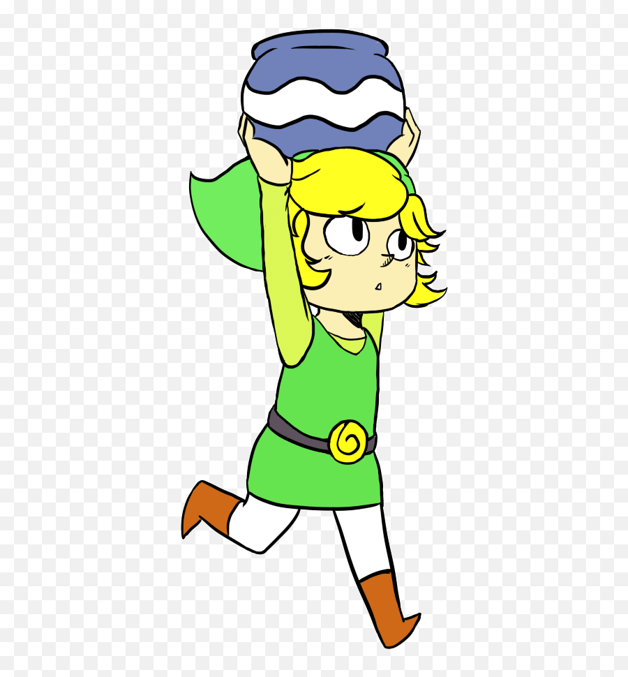 Toon Link By Idreamypillow - Transparent Legend Of Zelda Link Gif Png,Toon Link Png