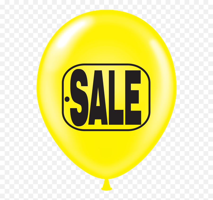 Advertising U0026 Decorative Balloons Giant Sky - Sale Black And Yellow Png,Black Balloon Png